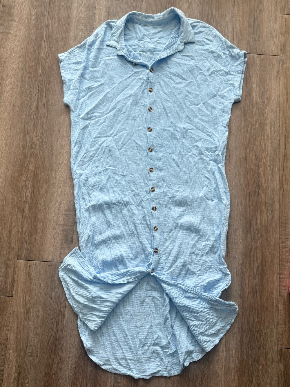 No Boundaries Button Up Linen Dress